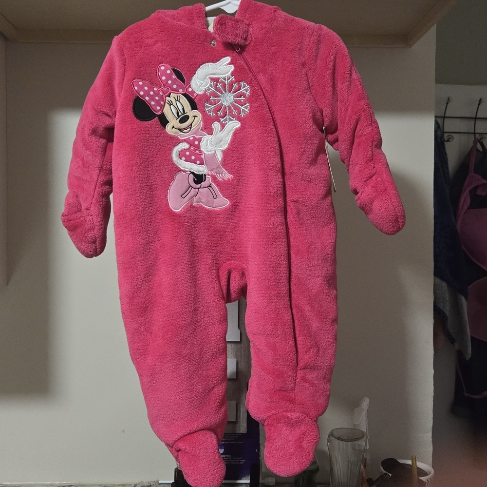 Minnie Mouse Snowsuit (Pink)